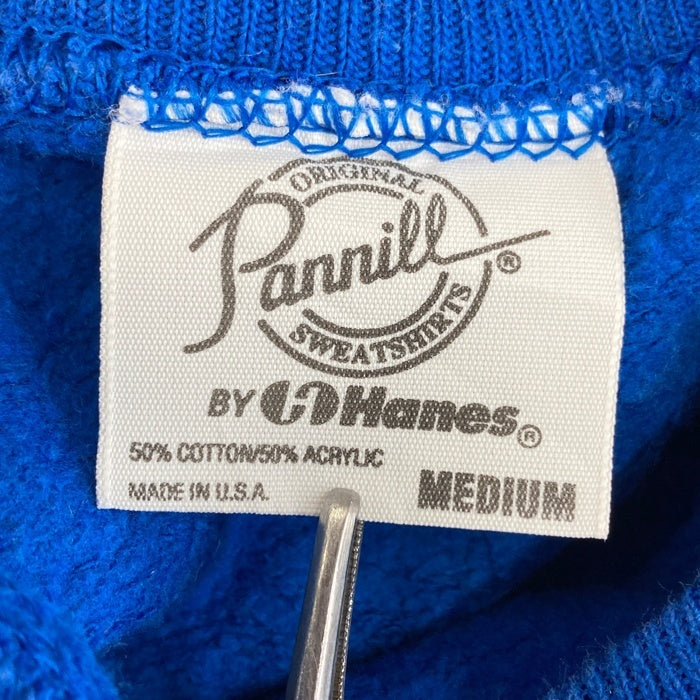 Pannill パニール by Hanes 90's USA製 雪柄プリント スウェットトレーナー ブルー sizeM 瑞穂店