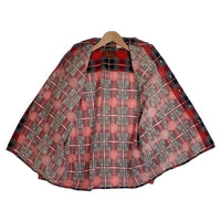 70's Sears シアーズ KING ROAD キングロード チェックプリント フランネルシャツ レッド Size L 福生店