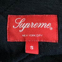 SUPREME シュプリーム 19AW Quilted Plaid Zip Up Shirt キルテッドプラッドジップアップシャツ チェック柄 ブラック Size S 福生店