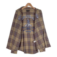 SUPREME シュプリーム 21SS HYSTERIC GLAMOUR ヒステリックグラマー Plaid Flannel Shirt チェック フランネルシャツ ブラウン ベージュ　Size XL 福生店