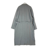 GIORGIO ARMANI LE COLLEZIONI ジョルジオアルマーニ  コレツィオーニ ポリエステルxオレフィン ロングコート グレー size38 瑞穂店
