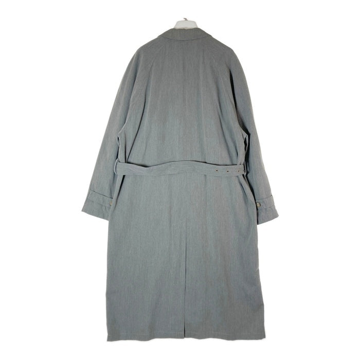 GIORGIO ARMANI LE COLLEZIONI ジョルジオアルマーニ  コレツィオーニ ポリエステルxオレフィン ロングコート グレー size38 瑞穂店