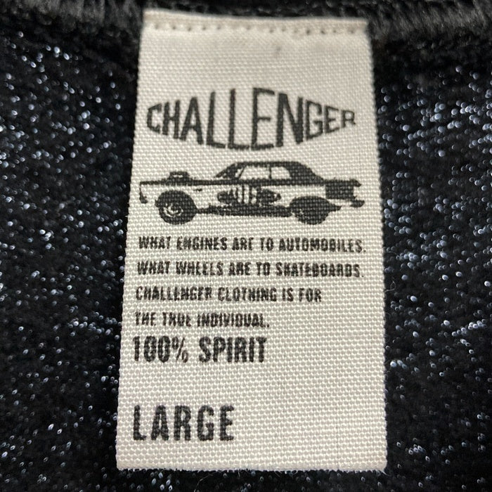 CHALLENGER チャレンジャー DTF HOODIE Don't talk. Feel... プルオーバーパーカー ブラック sizeL 瑞穂店