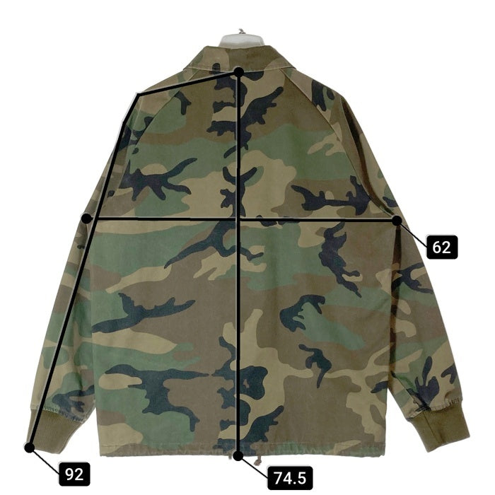 Supreme シュプリーム 15FW Twill coaches jacket アーチロゴ カモフラージュ カーキ sizeL 瑞穂店