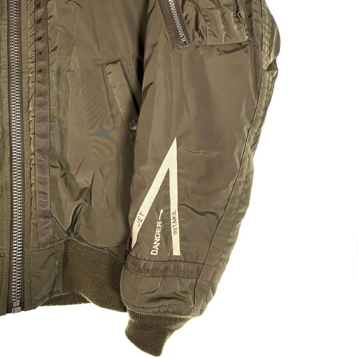AVIREX アヴィレックス BLACK KNIGHTS MA-1 フライトジャケット 中綿 オリーブ 6152158 Size 2XL 福生店