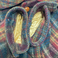 McGREGOR マクレガー ニチメン クルミボタン チェック ウールジャケット ボルドー sizeL 瑞穂店