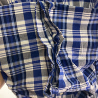 RALPH LAUREN ラルフローレン 半袖 コットン チェック ボタンダウンシャツ ブルー Size2XB 瑞穂店