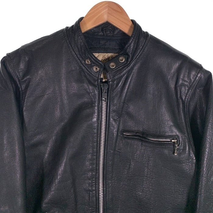 FOORSTEP フールステップ レザー シングル ライダース ジャケット ブラック 1717 Size M 福生店