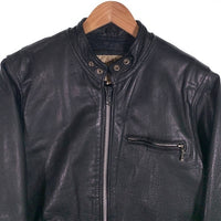 FOORSTEP フールステップ レザー シングル ライダース ジャケット ブラック 1717 Size M 福生店