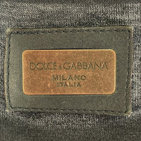 DOLCE&GABBANA ドルチェアンドガッバーナ バックプレート Tシャツ ブラック size52 瑞穂店