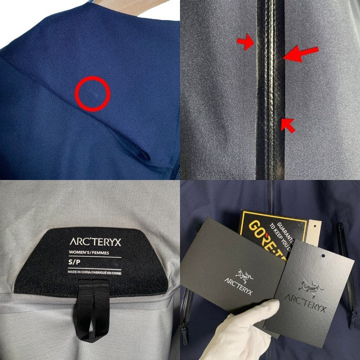 ARC'TERYX アークテリクス Beta Jacket Women's ベータジャケット レディース ナイロン ゴアテックス ネイビー 29113 05/22 Size S 福生店