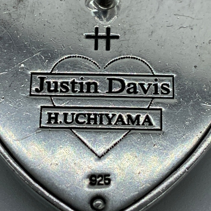 Justin Davis ジャスティンデイビス 内山英雄 クラウンスカル シールド ペンダントトップ SV925 ジルコニア 福生店