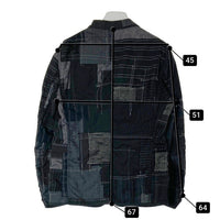 JUNYA WATANABE COMME des GARCONS MAN ジュンヤワタナベ コムデギャルソンマン WG-J022 AD2020 3つボタン パッチワーク ジャケット ブラック sizeS 瑞穂店