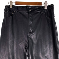 LAST NEST ラストネスト Leather Slim Trouser レザースリムトラウザー パンツ ブラック lastnest-25ss-02 Size XL 福生店