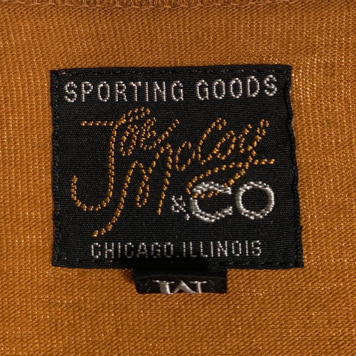 JOE McCOY ジョーマッコイ GOODING REDSKINS プリントTシャツ マスタード Size 38 福生店