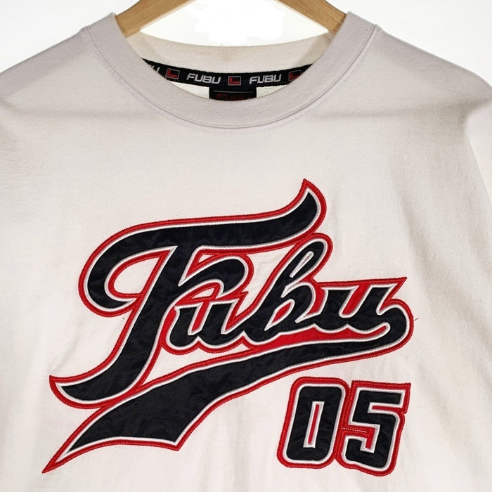 FUBU フブ ロゴワッペン 05 Tシャツ ホワイト Size M 福生店