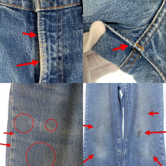 80's Levi's リーバイス 517-0217 ブーツカット デニムパンツ インディゴ TALON42 赤タブ 閂黒 Size 33×30 福生店