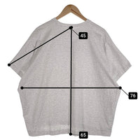 YZY イージー GOSHA ゴーシャラブチンスキー プリントTシャツ アッシュグレー Size 2 福生店