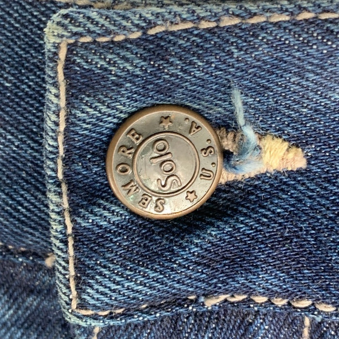SOLO SEMORE ソロセモア デニムショートパンツ バギー インディゴ Size 46 福生店