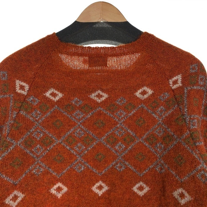 Pherrow's フェローズ 19AW スノーパターン ジャガード ニット セーター オレンジ 19W-PSFS1 Size 40 福生店
