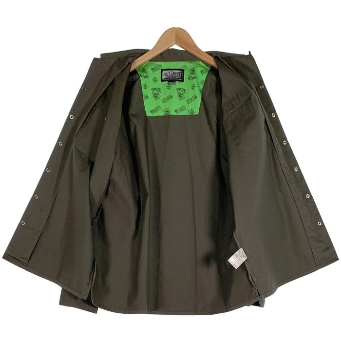 CHALLENGER チャレンジャー MAGIC NUMBER マジックナンバー TC WORK SHIRT 長袖 ワーク シャツ オリーブ Size M 福生店