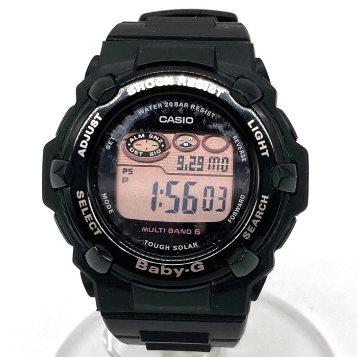 CASIO カシオ Baby-G デジタルクォーツ腕時計 スーパーイルミネータータイプ ブラック レディース BGR-3000UCB 瑞穂店