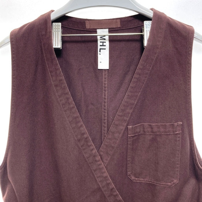 MHL. エムエイチエル ジャンパースカート ブラウン Size1 瑞穂店