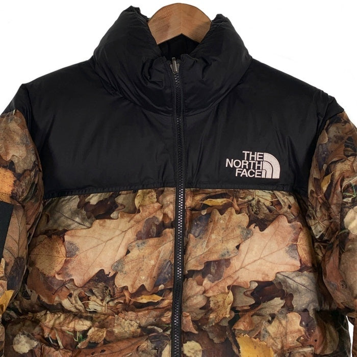 SUPREME シュプリーム 16AW THE NORTH FACE ノースフェイス Leaves Nuptse Jacket ヌプシジャケット リーブス ダウン ND51602I Size S 福生店