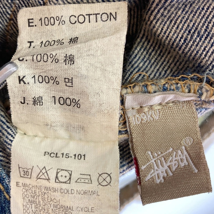 stussy ステューシー × Levi's リーバイス 501 stussy30周年 ダメージ加工 デニムパンツ インディゴ sizeW36 瑞穂店