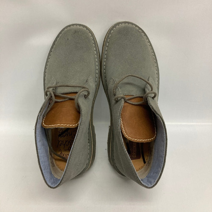 Clarks クラークス Herschel ハーシェル Desert Boot デザートブーツ スウェード グレー sizeUK7 瑞穂店