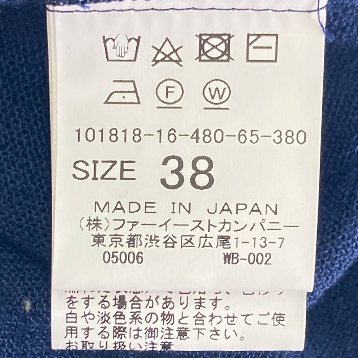 ANAYI アナイ ドルマンスリーブ リネン ネイビー size38 瑞穂店