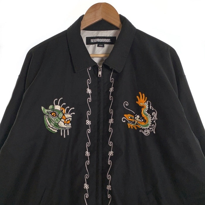NEIGHBORHOOD ネイバーフッド 23AW SOUVENIR SHIRT JACKET スーベニアシャツジャケット ブラック 232AQNH-SHM05 Size L 福生店