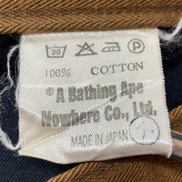 A BATHING APE ア ベイシング エイプ パンツ ヘリンボーン ブラウン sizeS 瑞穂店