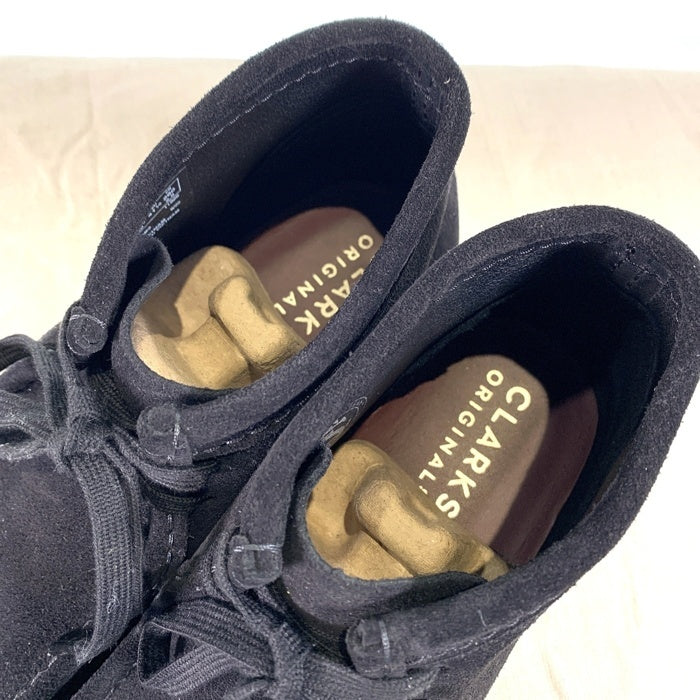 CLARKS クラークス Wallabee Boots ワラビーブーツ ブラックスウェード US8 1/2 (26.5cm) 福生店