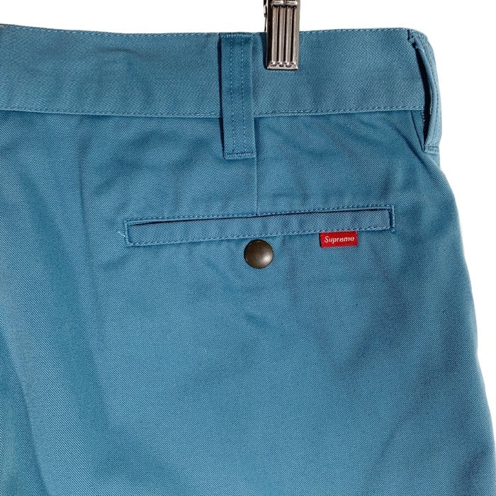 SUPREME シュプリーム Work Pants チノ ワークパンツ ライトブルー 水色 ワングラム Size 34 福生店