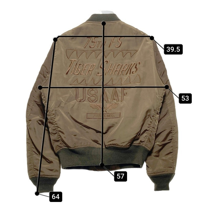 AVIREX アヴィレックス MA-1 フライトジャケット レディース オリーブ 6272058 Size M 瑞穂店