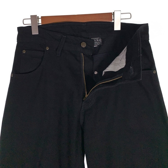 PRISON BLUES プリズンブルース ブラックデニム ストレートパンツ ジーンズ ブラック 103 Size 32×29 福生店