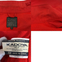 KADOYA カドヤ K'S LEATHER ケーズレザー クルーズライドスウィングトップ スタンドカラー レッド Size S 福生店