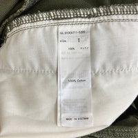 MOUSSY マウジー フロントボタンロングデニムワンピース カーキ Size1 瑞穂店