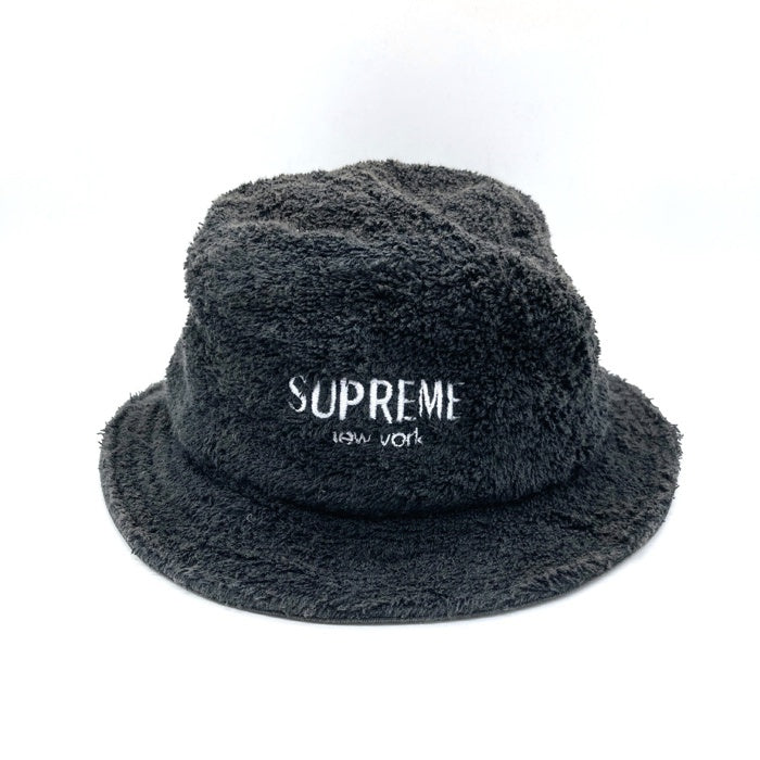 SUPREME シュプリーム 2017SS TERRY Crusher Hat テリー クラッシャー パイル ハット ブラック 瑞穂店