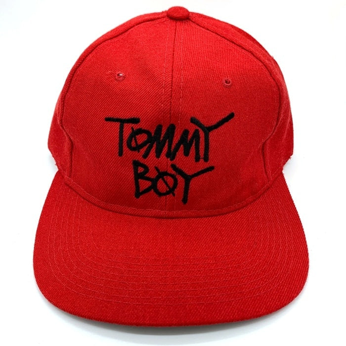 90's TOMMY BOY トミーボーイ BB CAP 刺繡 6パネル ベースボールキャップ スナップバック レッド YOUNGUN 福生店