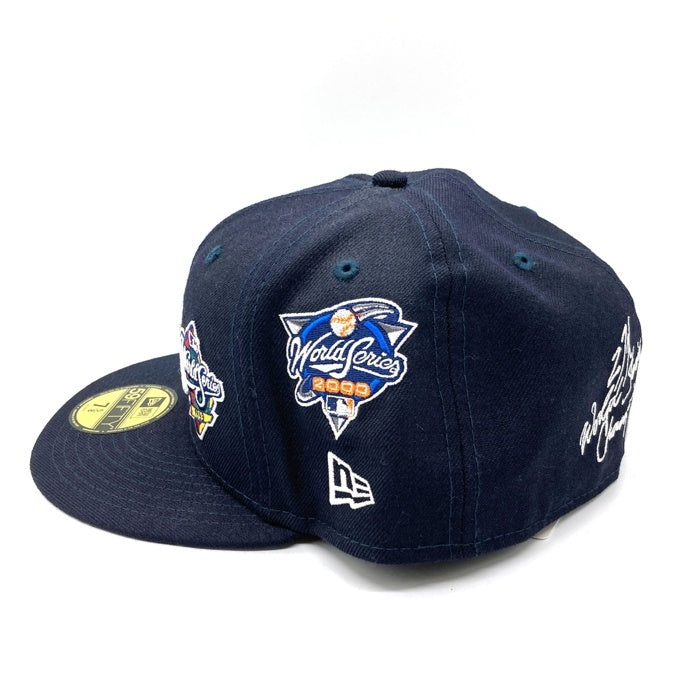 NEW ERA ニューエラ Worid Champion ニューヨークヤンキース グレーアンダーバイザー 59FIFTY ベースボールキャップ ネイビー Size60.6 瑞穂店