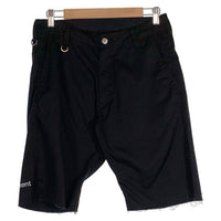 uniform experiment ユニフォームエクスペリメント 23SS CUT OFF SHORTS カットオフショーツ ショートパンツ ブラック UE-230038 Size 1 福生店