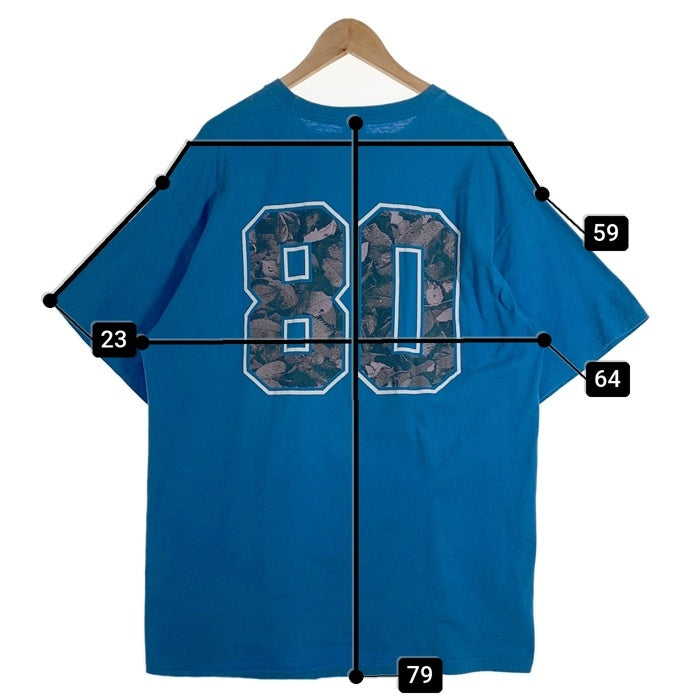 STUSSY ステューシー Sロゴ プリントTシャツ ブルー メキシコ製 Size XXL 福生店