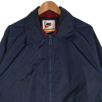 90’s NIKE ナイキ ナイロン ジップアップジャケット ネイビー レッド Size L 福生店