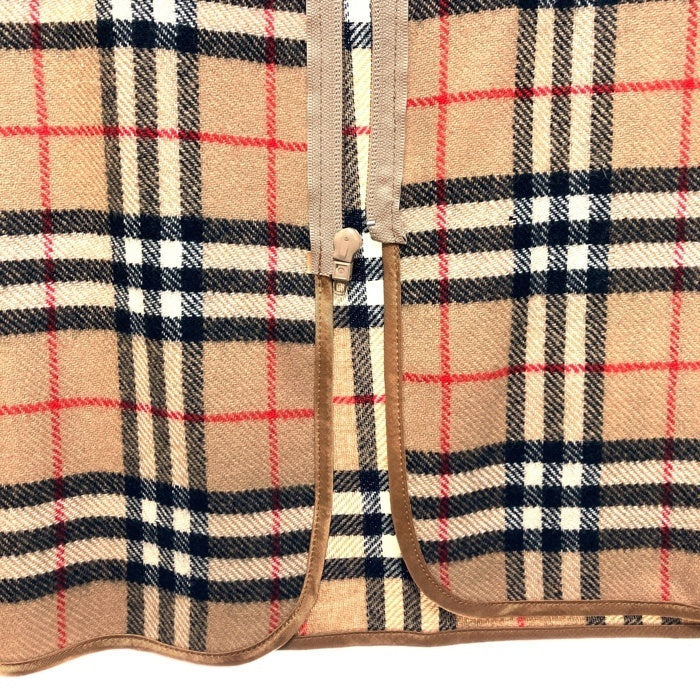Burberry's バーバリー ノバチェック コートライナー ベスト ウール イングランド製 ファスナー ベージュ Size - 瑞穂店