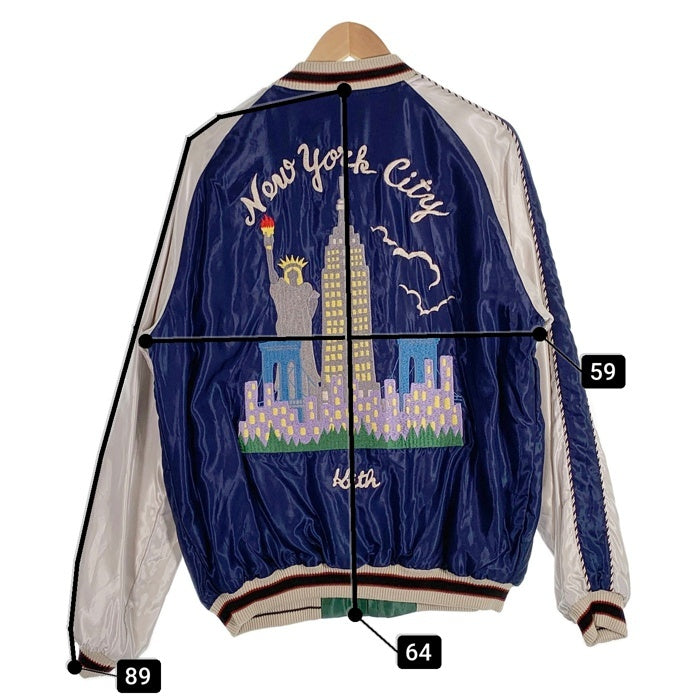 KITH キス 23SS TAILOR 東洋 Souvenir Jacket スーベニアジャケット リバーシブル スカジャン TOKYO ネイビー グリーン TT15267KT Size L 福生店