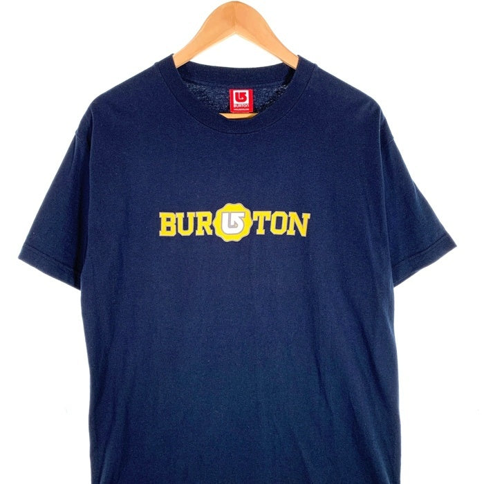 00's BURTON バートン ロゴプリント Tシャツ ネイビー USA メキシコ製 Size L 福生店