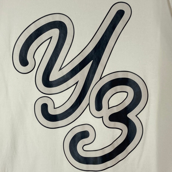 Y-3 ワイスリー IQ2147 バックビッグプリント ロングTシャツ ホワイト sizeXS 瑞穂店