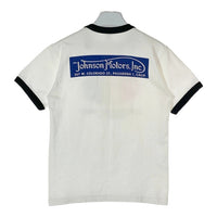 TOYS McCOY トイズマッコイ Johnson Motors,Inc プリントリンガーTシャツ ホワイト sizeS 瑞穂店